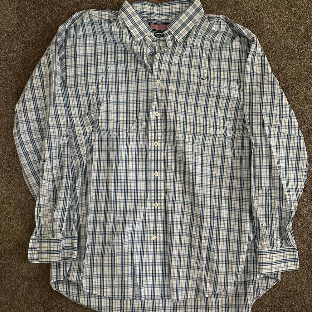 VINEYARD VINES Plaid Button Down
